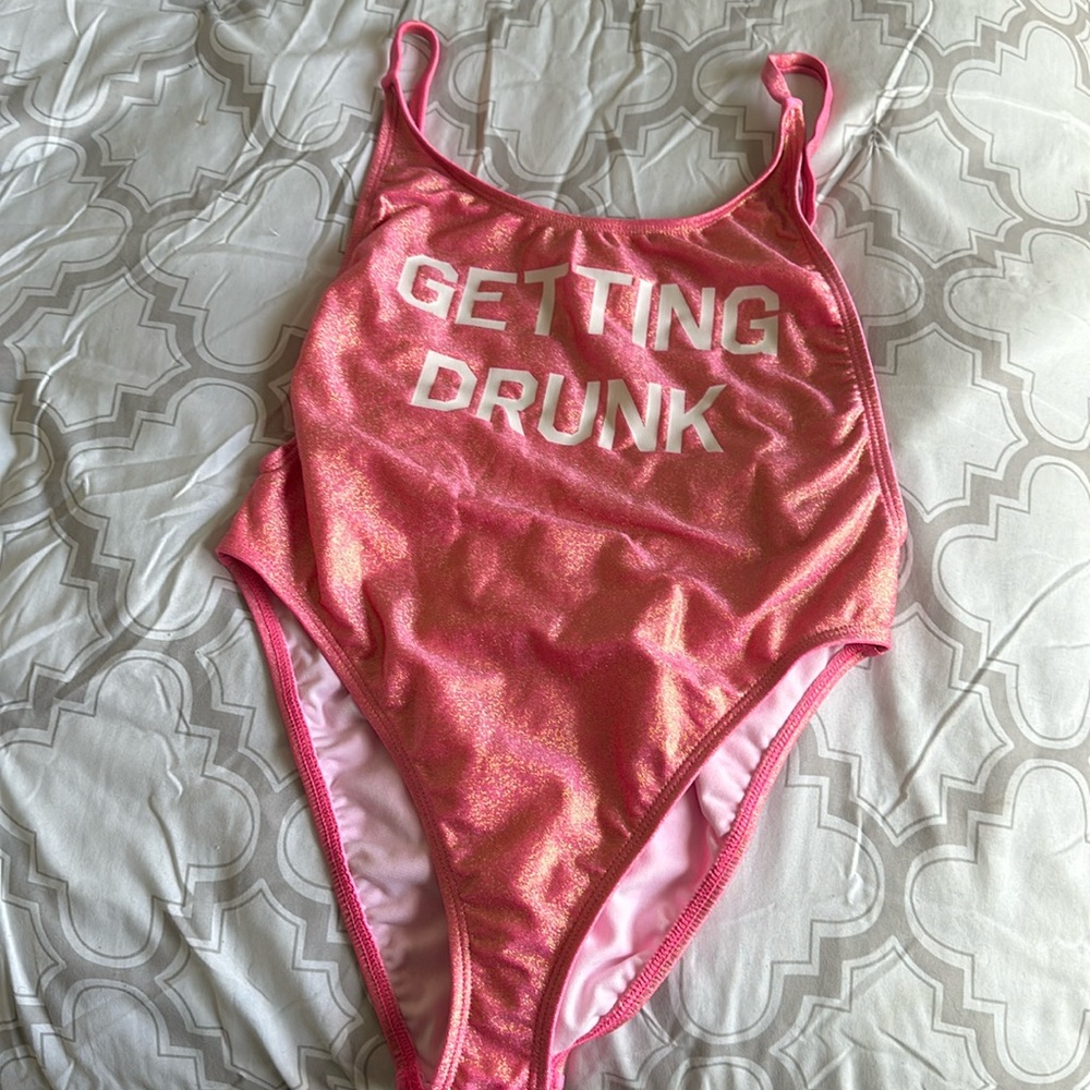 Bachelorette one piece swim.
